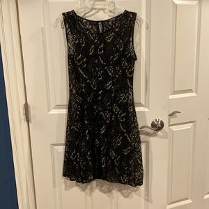 Large Black and gold BeBop dress - New with tags